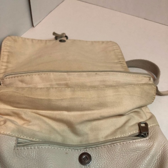 The Sak White Leather Backpack Studded Satchel Bag - Picture 5 of 9